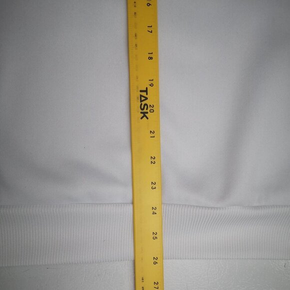 Bud Light Ladies Size Small White Fleece Lined Straight Fit Sweatshirt - Picture 9 of 9